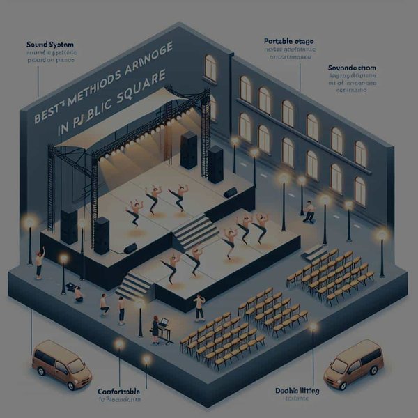 Quels sont les meilleurs moyens pour organiser un spectacle de danse moderne sur les places publiques ?