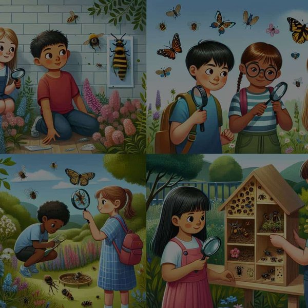 Quelles stratégies pour sensibiliser les enfants à la préservation des insectes pollinisateurs ?
